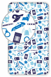  Rendőr Blue gumis lepedő 90x200 cm (BRM009646) - csucsajandek