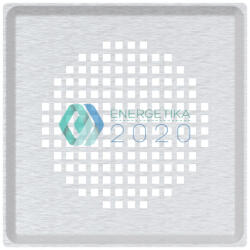 Zehnder - Formatervezett, négyzet takarórácsok elszívott levegőhöz Szűrővel, DN 125 csatlakozás, 160 x 160 mm, CLRF/TVA-hoz. Használható falba és mennyezetbe. Torino nemesacél (nem használható padlórácsként) 