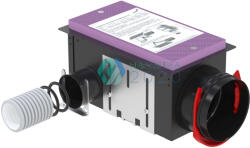 Zehnder - CLD 90 szelepfogadó közvetlen WC csatlakozóval ComfoTube 90 és ComfoTube 50 csatlakozással Zehnder RapidLock ®. 4 m ComfoTube 50 csővel. Magasság = 115 mm, rövid oldali csatlakozás (990320553)