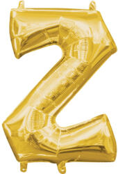 Arany Gold mini Z betű fólia lufi 33 cm (DPA3306301) - csucsajandek