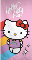 Hello Kitty Rainbow fürdőlepedő, strand törölköző 70x140cm (Fast Dry) (AYM077889) - csucsajandek