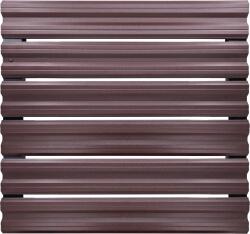 Top Profil Sistem Sipca Metalica Orizontala Pentru Gard Finisaj Mat Maro Dublu | Ral 8017 80 cm (22311)