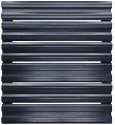 Top Profil Sistem Sipca Metalica Orizontala Pentru Gard Finisaj Mat Gri Antracit Dublu Ral 7016 80 cm (22274)