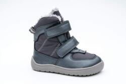 Protetika încălțăminte barefoot de iarnă pentru fete LORA GREY | încălțăminte de iarnă cu închidere Velcro și membrană PRO-tex | ghete gri la gleznă cu talpă flexibilă - 23