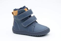 Protetika pantofi de iarnă barefoot pentru băieți DARYK DENIM | încălțăminte de iarnă cu închidere Velcro și membrană PRO-tex | ghete bleumarin cu talpă flexibilă - 21