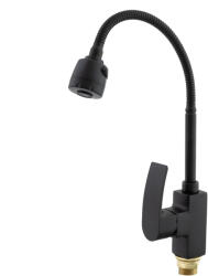 Mixxus Baterie bucatarie dus flexibil cu 2 functii MIXXUS MAGNUM 011-2 (NUT) BLACK REFL (etf-15861)