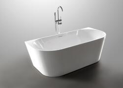 EWECA Cada freestanding semi-ovala, acril, alba, 170 x 80 x 58 cm, Beauty, Eweca (CFR6835)