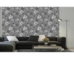 DIMEX ART Tapet vlies de lux patchwork floral gri