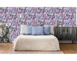 DIMEX ART Tapet vlies de lux pat de flori violet înflorit