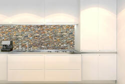 DIMEX ART Fototapet pentru bucătărie - perete cu pietricele 180 x 60 cm
