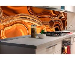 DIMEX ART Fototapet pentru bucătărie - bronz crom lichid 180 x 60 cm