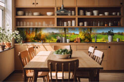 DIMEX ART Fototapet pentru bucătărie - pajiște 420 x 60 cm