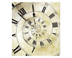 DIMEX ART Fototapetă vlies ceas spiralat 225 x 250 cm