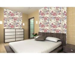 DIMEX ART Tapet vlies de lux motiv floral retro bej