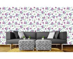 DIMEX ART Tapet vlies de lux motiv floral mov