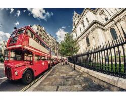 DIMEX ART Fototapetă vlies autobuz londonez 375 x 250 cm