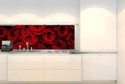 DIMEX ART Fototapet pentru bucătărie - trandafiri roșii 180 x 60 cm
