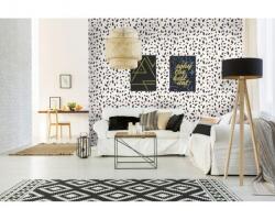 DIMEX ART Tapet vlies de lux petale negre