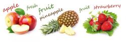 DIMEX ART Fototapet pentru bucătărie - fructe mixte 180 x 60 cm