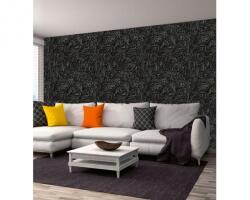 DIMEX ART Tapet vlies de lux abstract floral negru