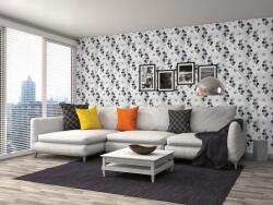 DIMEX ART Tapet vlies de lux abstract natural alb-negru