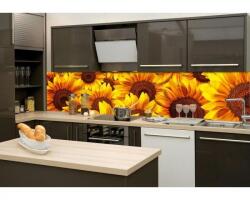 DIMEX ART Fototapet pentru bucătărie - floarea-soarelui 260 x 60 cm