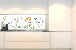 DIMEX ART Fototapet pentru bucătărie - desen în herbar 180 x 60 cm