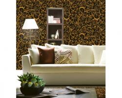 DIMEX ART Tapet vlies de lux abstract retro negru