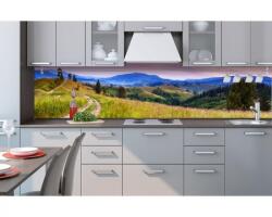 DIMEX ART Fototapet pentru bucătărie - natură cu lumini roșii 260 x 60 cm