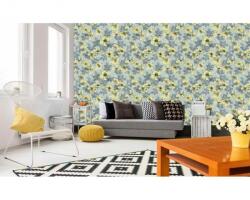 DIMEX ART Tapet vlies de lux flori galbene cu frunze