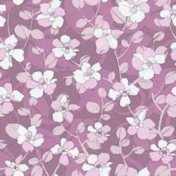 DIMEX ART Tapet vlies de lux fundal violet cu flori