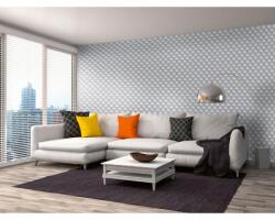 DIMEX ART Tapet vlies de lux cuburi 3d gri verticale