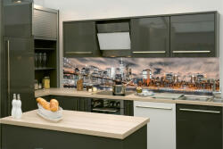 DIMEX ART Fototapet pentru bucătărie - manhattan noaptea 260 x 60 cm
