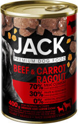 Jack kutya konzerv ragu marha-répa 400g - zoonet