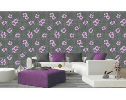 DIMEX ART Tapet vlies de lux carouri kaki cu flori