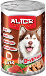 ALICE alicePROFESSIONAL | Felnőtt kutyáknak | Konzerv | Máj - 1240 g