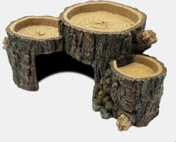 Repto Deco Triple Trunk | Tripla itató és barlang egyben - L