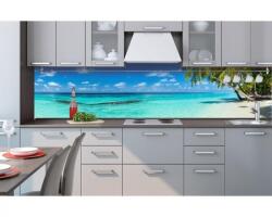 DIMEX ART Fototapet pentru bucătărie - plajă în paradis 260 x 60 cm