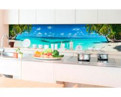 DIMEX ART Fototapet pentru bucătărie - plajă în paradis 350 x 60 cm