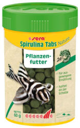 Sera Spirulina Tabs Nature | Tapadó tablettás növényi eledel díszhalak számára - 100 ml / 60 g / 100 db tabletta