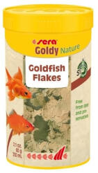 Sera Goldy Flakes Nature | Természetes lemezes alapeleség aranyhalak és hidegvízi halak számára - 250 ml