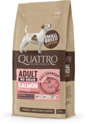 Quattro Hypoallergenic SMALL BREED ADULT SALMON-KRILL kutyatáp 1, 5kg - zoonet