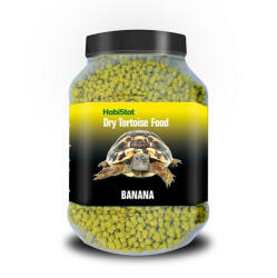 Habistat | Tortoise Food Banana | Banános növényi alapú teknőstáp szárazföldi teknősök számára - 800 g