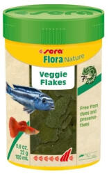 Sera Flora Flakes | Növényi lemezes táp növényevő díszhalak számára - 100 ml / 22 g