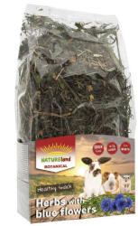 NatureLand Botanica | Kiegészítő eledel rágcsálóknak | Gyógynövény-kék virág - 100 g