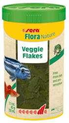 Sera Flora Flakes | Növényi lemezes táp növényevő díszhalak számára - 250 ml / 60 g