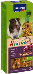 Vitakraft Kracker | Dupla rúd tengerimalacoknak | Szőlő-mogyoró - 112 g
