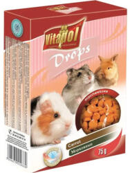 Vitapol Drops | Jutalom falat rágcsálóknak | Sárgarépa - 75 g