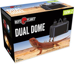 Repti Planet Dual dome | Dupla fém lámpabúra - 2x150 W
