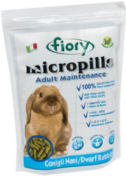 fiory | Micropills Adult Maintenance (rabbits) | Teljes értékű eledel felnőtt törpenyulak számára - 850 g
